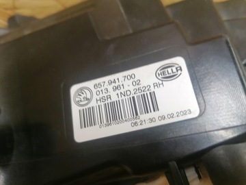 HALOGEN PRAVÝ PŘEDNÍ SKODA SCALA 657 2019-
