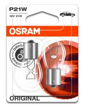 ŻARÓWKA P21W 12V 5W OSRAM ORIGINAL STANDARD 2 SZT