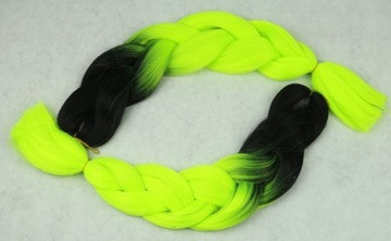 СИНТЕТИЧЕСКИЕ волосы для наращивания косичек в стиле омбре.