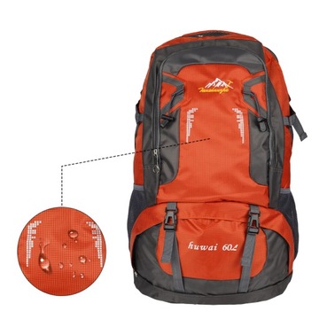 ПОХОДНЫЙ РЮКЗАК ИЗ НЕЙЛОНА, ОБЪЕМОМ 60 Л, ПРОЧНЫЙ ПОХОДНЫЙ РЮКЗАК