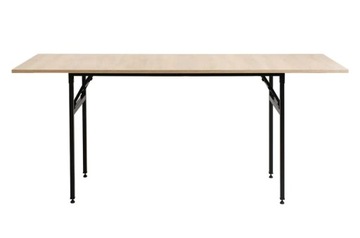 STÓŁ BANKIETOWY ROZKŁADANY SKŁADANY KONFERENCYJNY 160x90x1,8cm dąb sonoma