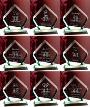 Красивая статуэтка, награда, диплом, подарок родителям на годовщину свадьбы 1-99.