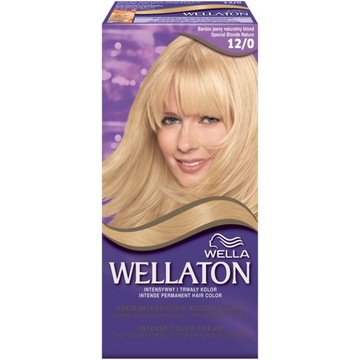 WELLATON krem Bardzo Jasny Naturalny Blond 12/0