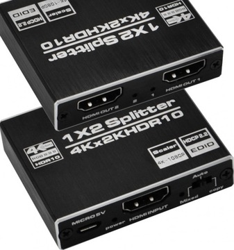 РАЗВЕТВИТЕЛЬ HDMI 2.0 ULTRAHD РАЗВЕТВИТЕЛЬ 1x2 HDCP 2.2