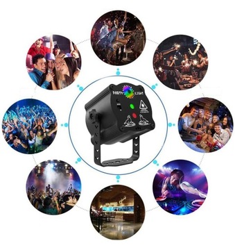 ДИСКО-ЛАМПЫ ДЛЯ ВЕЧЕРИНКИ СВЕТОДИОДНЫЙ RGB ПРОЕКТОР