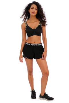 ЧЕРНЫЕ СПОРТИВНЫЕ ШОРТЫ FREYA С ЛОГОТИПОМ DDK NG8__L