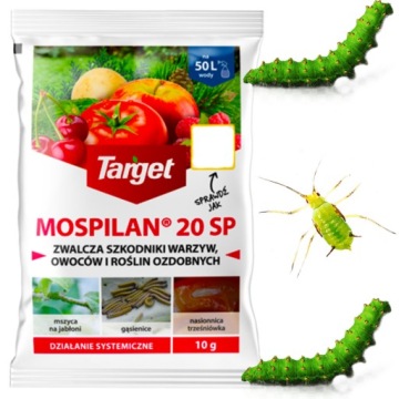 TARGET MOSPILAN ŚRODEK NA MSZYCE SZKODNIKI WARZYW OWOCÓW ROŚLIN 10G