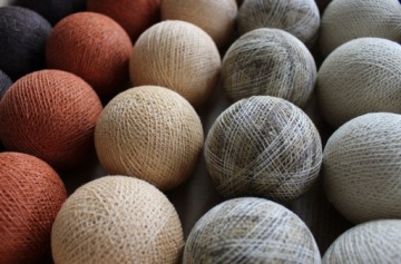 Набір лампочок Cotton Balls Темний Biscuits 10 куль