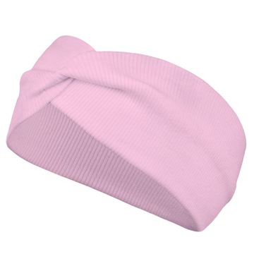 Przepaska dziecięca przeplatana 33-44 cm różowa