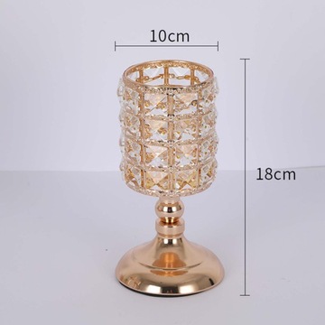 ЦИЛИНДРОВЫЙ ПОДСВЕЧНИК ДЛЯ ПОДСВЕЧИ ДЛЯ ДОМАШНЕГО ДЕКОРА 10х18см