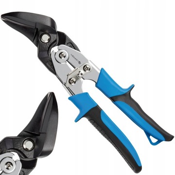 HT3B504 НОЖНИЦЫ ДЛЯ ЛИСТОВОГО МЕТАЛЛА HOGERT, ИЗОГНУТЫЕ, ЛЕВЫЕ