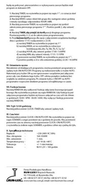 Недельный программатор для розетки ЭМ Ром-Люкс