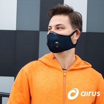 Маска Airus Grey с угольным фильтром Pure 95.