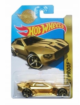 Hot Wheels Bullet złoty Proof Kuloodporny DPN12