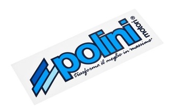 Naklejka Polini 120x40mm / na skuter motocykl