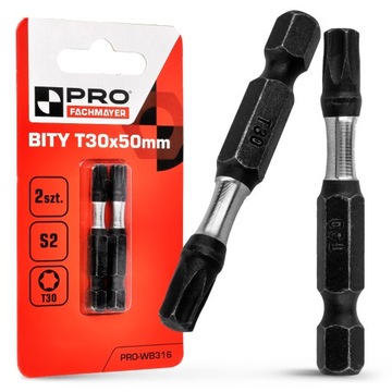 Ударная бита Ударная бита TX30 50 мм | Ударная бита для отвертки 2 шт.