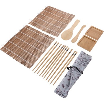 1 комплект бамбукового коврика для приготовления суши