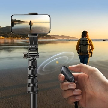 Длинная палка для телефона для селфи-палки Штатив-штатив 2-в-1 | 180см 1,8м