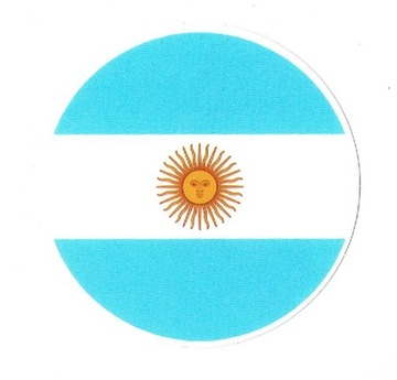 ARGENTYNA NAKLEJKA NA WALIZKĘ LAPTOP AUTO FLAGA