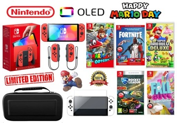NINTENDO Switch Модель OLED Красный-Синий