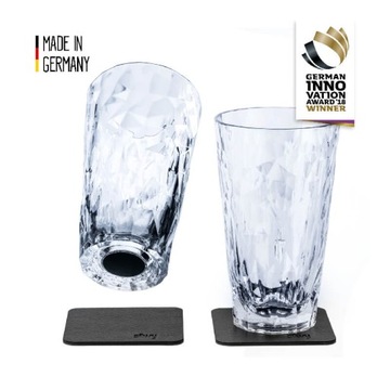 SILWY MAGNETYCZNE SZKLANKI DO DRINKÓW WYSOKIE DO KAMPERA PRZYCZEPY
