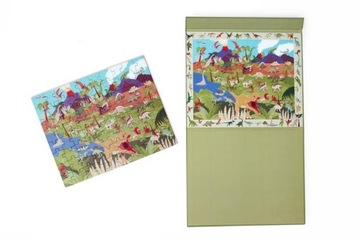Puzzle Magnetyczne Gra Obserwacyjna Dinozaury 2w1