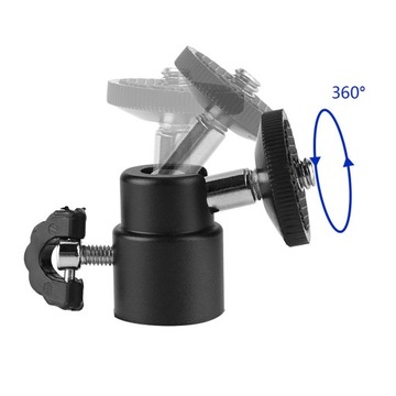 МИНИ-ШАРОВАЯ ГОЛОВКА С РЕЗЬБОЙ 1/4 ДЮЙМА ДЛЯ ШТАТИВОВ