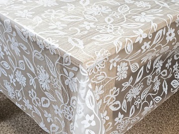 Скатерть клеенчатая, ширина 140 см, изготовление на заказ по метражу, с рисунком.