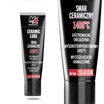 Smar ceramiczny tubka 25 g | MA Professional | Wysokotemperaturowy do 1400C