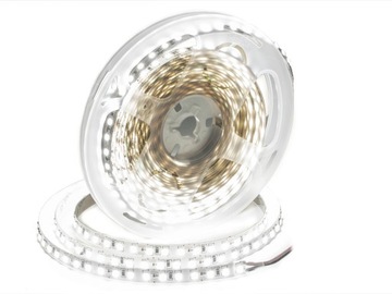 Taśma LED Pasek 12V 9,6W/m 600lm/m 4000K Neutralna Rolka 5m Listwa LED SMD