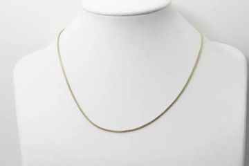 ZŁOTY ŁAŃCUSZEK ŻYŁKA 585 3,80G 45CM