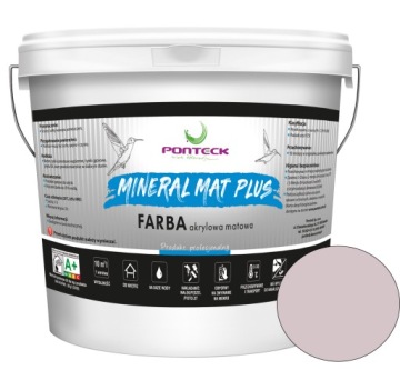 Farba ścienna akryl głęboki mat PONTECK5L wrzosowy