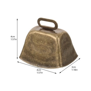 Старый металлический коровий колокольчик