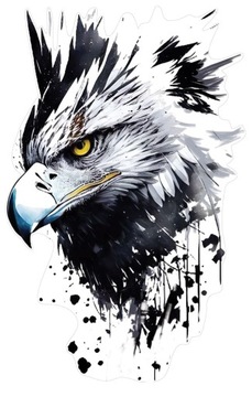Naklejka na samochód GŁOWA ORŁA DUŻA TIRAUTO TATTOO