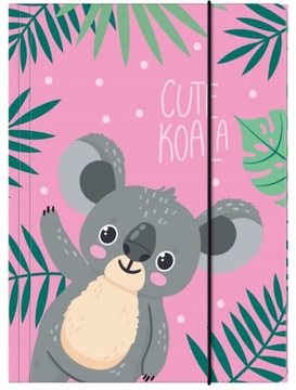 TECZKA Z GUMKĄ A4 KOALA 10 DERFORM
