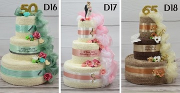 Торт с 4 полотенцами ПОДАРОК ​​на годовщину свадьбы