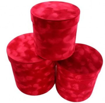 FLOWER BOX Элегантная велюровая замшевая шкатулка