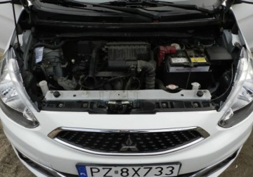 Mitsubishi Space Star Hatchback 5d 1.0 71KM 2016 Mitsubishi Space Star maly tani niezawodny SERWISOWANY Benzyna 71KM, zdjęcie 15