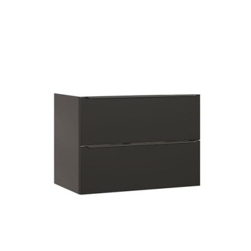 Szafka podumywalkowa 80x46x57cm cosmos grafit mat/dąb - BEZ UMYWALKI / WYS