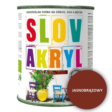 Farba do drewnianego ogrodzenia Jasnobrązowy 0,75l