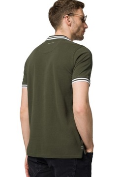 Мужская футболка-поло темно-зеленая Próchnik PM2 2XL