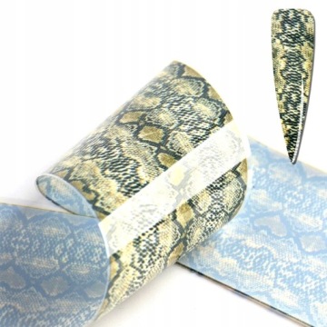 F65 - FOLIA TRANSFEROWA 10cmx4cm - WĘŻOWA