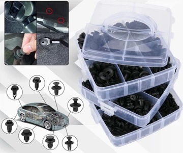 КОМПЛЕКТ АВТОМОБИЛЬНЫХ ЗАЖИМОВ ДЛЯ ОБИВКИ 625 + СЪЕМНИК