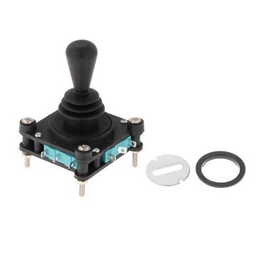 Przełącznik typu joystick z przełącznikiem przyciskowym 4-pozycyjny, chwilowy CV4-YQ-04R2G