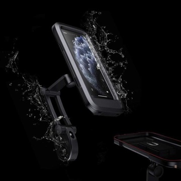 Uchwyt ROWER MOTOCYKL QUAD na telefon wodoodporny magnes regulowany Premium