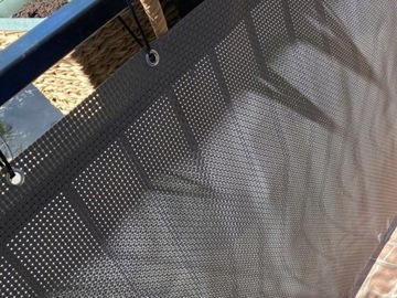 Премиальная балкона покрывает 0,8x7m Battan Balcony Mat для террасы антрацит UV+