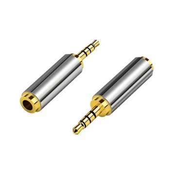 Adapter audio minijack 3,5 mm do microjack 2,5 mm