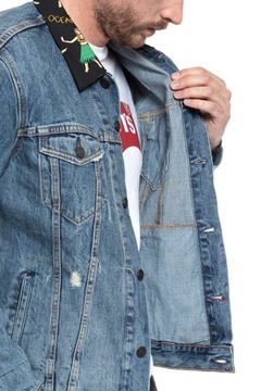 Męska kurtka jeansowa Levi's TRUCKET JEANS HULAHULA XL