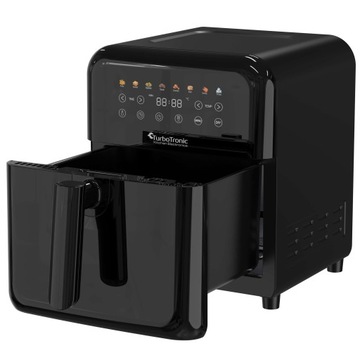 FRYTOWNICA BEZTŁUSZCZOWA 6L AIR FRYER 1600W METALOWE WNĘTRZE WYŚWIETLACZ