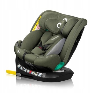 LIONELO BASTIAAN ONE FOTELIK SAMOCHODOWY OBROTOWY I-SIZE GREEN OLIVE